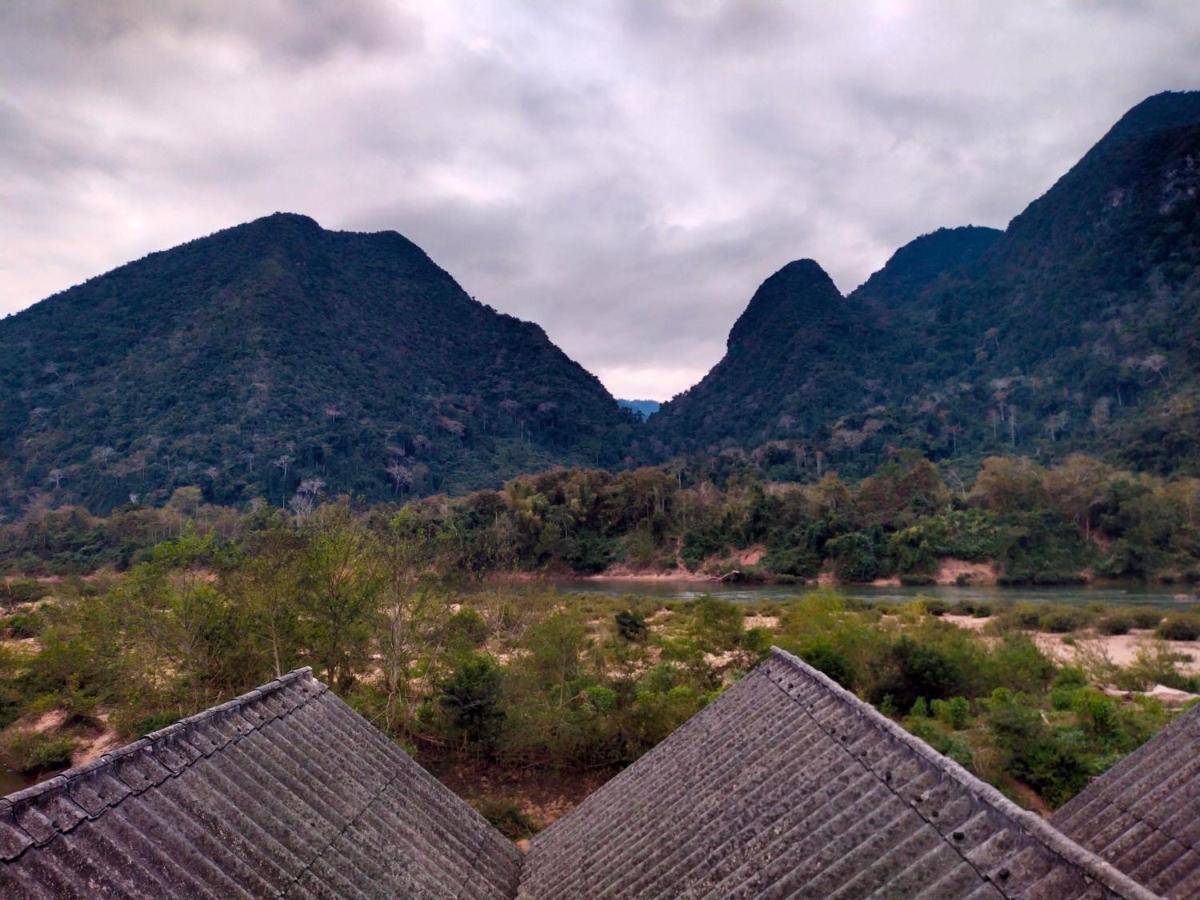 Pdv Guesthouse Muang Ngoi Eksteriør bilde
